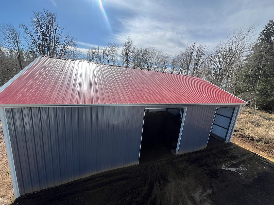 Complete Exterior Buildout for Metal-Framed Shop