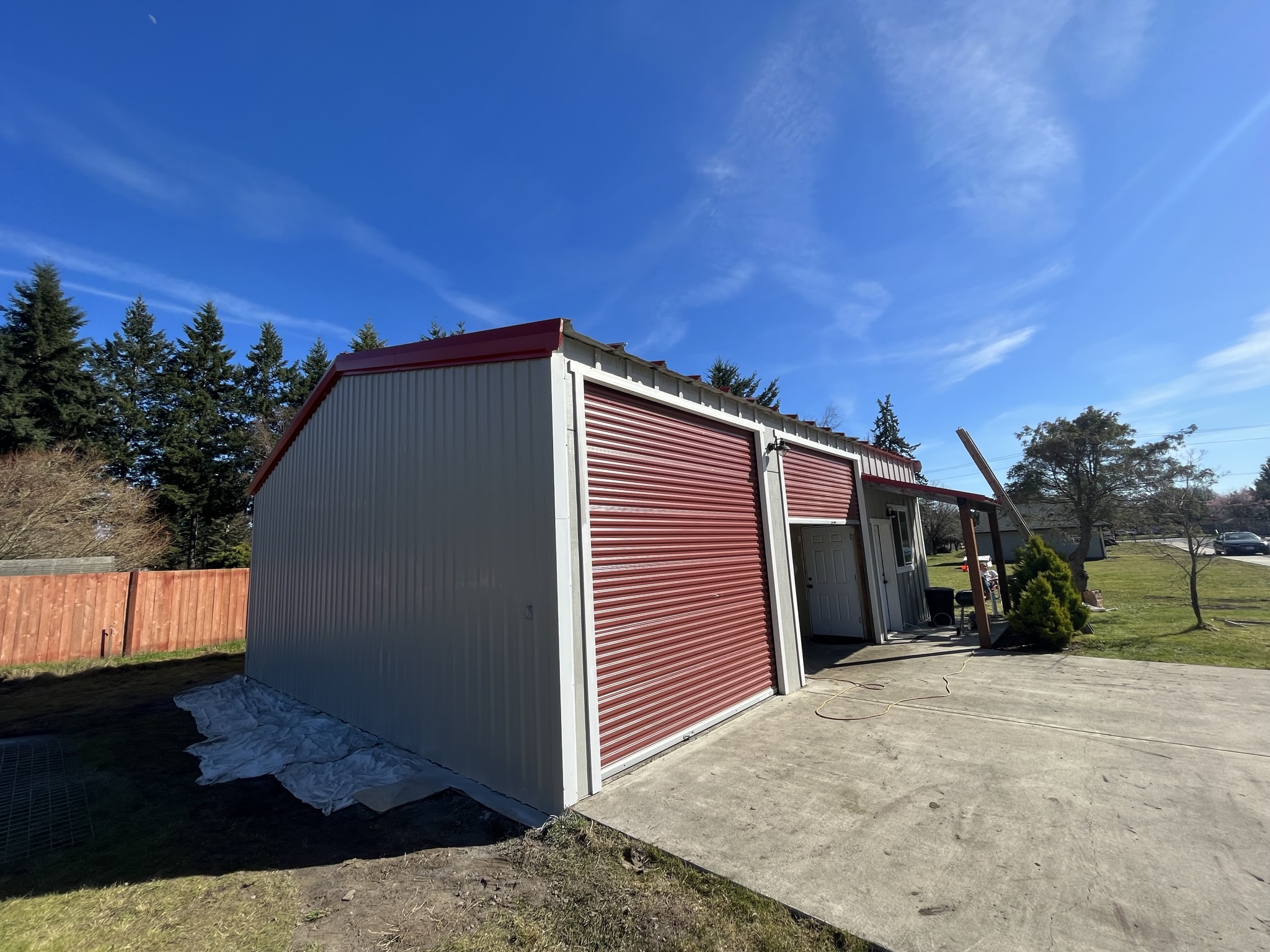 Metal Shop Painting Project in Lacey, WA